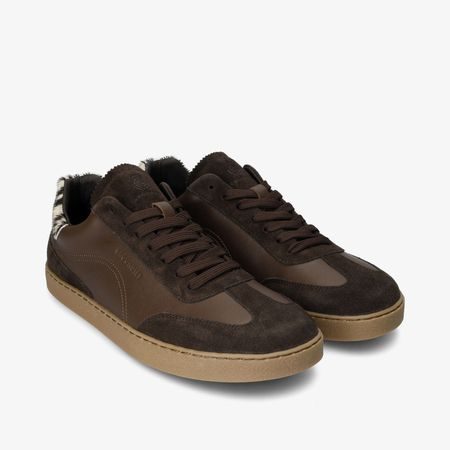 GROUNDIES PANAMA Espresso/Zebra | Dámské barefoot tenisky