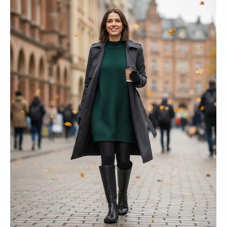 BAŤA KOZAČKY Černá | Dámské barefoot kozačky