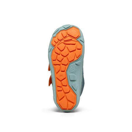 AFFENZAHN MIDBOOT VEGAN COMFY BUNNY Green | Dětské barefoot zateplené boty