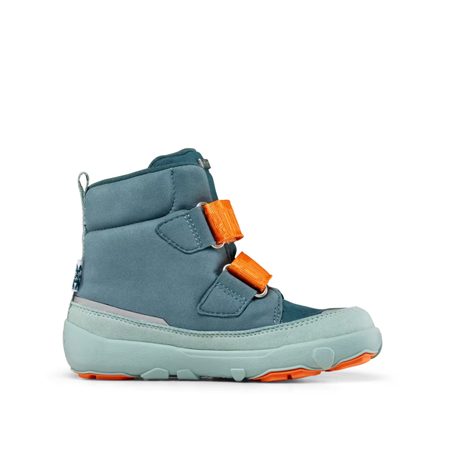 AFFENZAHN MIDBOOT VEGAN COMFY BUNNY Green | Dětské barefoot zateplené boty