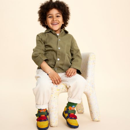 AFFENZAHN LOWBOOT KNIT HAPPY BIRD OF PARADISE Multi Color 2