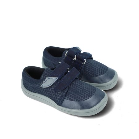 BEDA TENISKY BF 0001/ST/W/OT PHILIP Dark Blue | Dětské barefoot tenisky