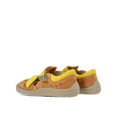 BEDA SANDÁLY CARAMEL Yellow | Dětské barefoot sandály