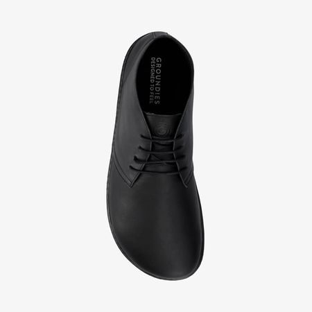 GROUNDIES MILANO Men Barefoot+ Black | Pánské barefoot kotníkové boty 5