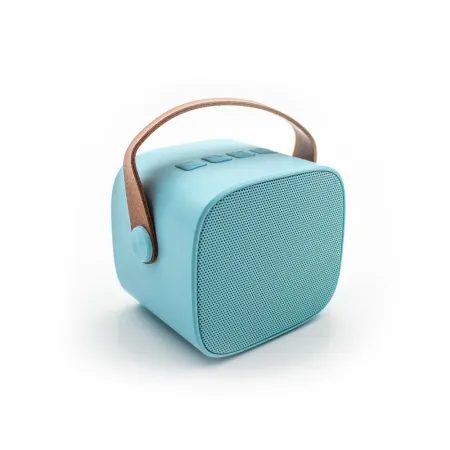 BLUETOOTH KARAOKE SET MODRÝ mikrofon a reproduktor