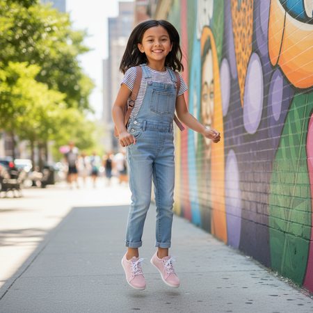 XERO SHOES DILLON Knit YOUTH Pink Sand | Children's Barefoot Trainers