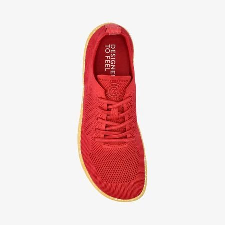 GROUNDIES ACTIVE Red | Barefoot sportovní tenisky