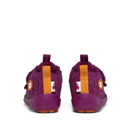 AFFENZAHN LOWBOOT KNIT HAPPY BIRD Berry Yellow 11