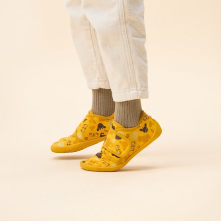 AFFENZAHN SLIPPER COTTON MOVE TIGER Yellow 1
