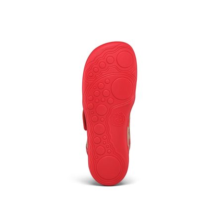 AFFENZAHN SLIPPER COTTON MOVE FOX Red | Dětské barefoot přezůvky