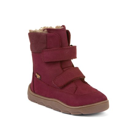 FRODDO ZERU TEX WINTER Bordeaux | Dětské zimní zateplené barefoot boty