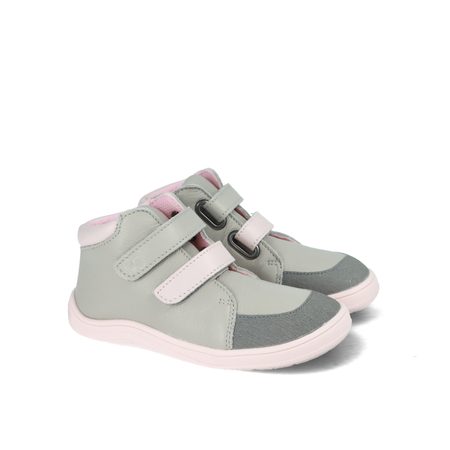 BABY BARE FEBO FALL Grey/Pink Asfaltico | Dětské celoroční barefoot boty