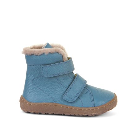 FRODDO VYŠŠÍ KOŽENÉ ZIMNÍ Jeans | Dětské zimní zateplené barefoot boty