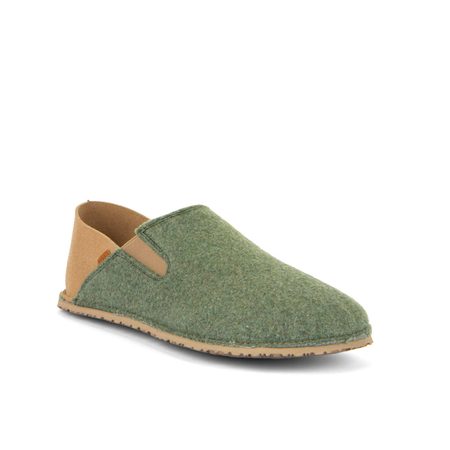 FRODDO SLIP-ON WOOLY Green | Barefoot přezůvky 2