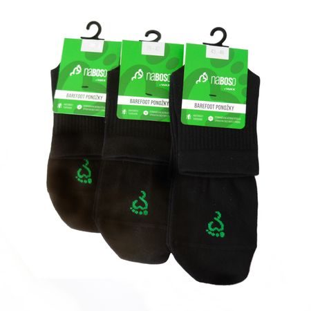NABOSO BAREFOOT PONOŽKY Černé 6