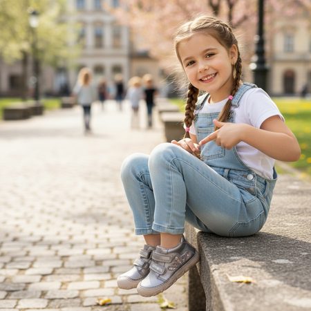 D.D.STEP S073-52355A Bronze | Children's year-round sneakers