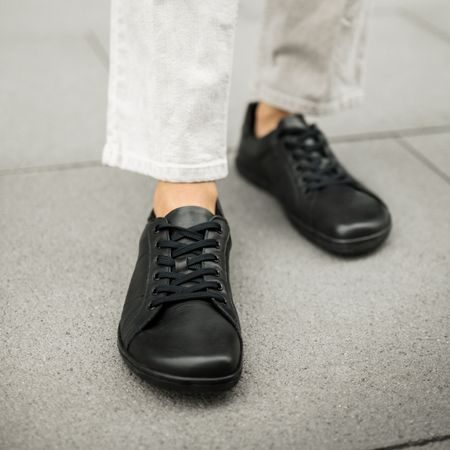 ANGLES LINOS Black | Barefoot tenisky