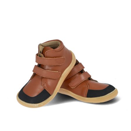 BABY BARE FEBO FALL Brown | Dětské celoroční barefoot boty