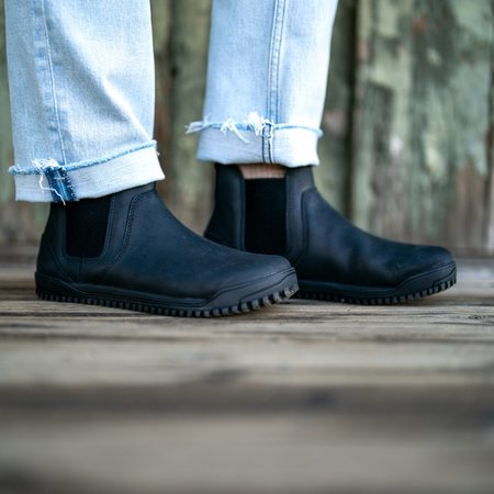 XERO SHOES RIDGEWAY CHELSEA Black | Chelsea barefoot boty