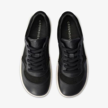 GROUNDIES NOVA Special Black / Croco | Dámské Barefoot tenisky