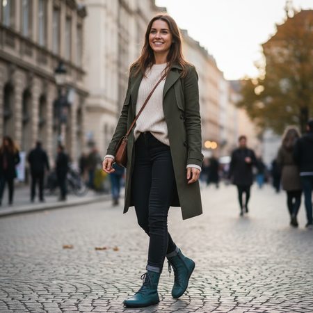 BAŤA BAREFOOT BOOTS Petrol | Women's barefoot ankle boots