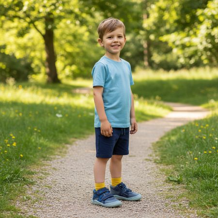 RICOSTA PATTI Navy | Dětské barefoot tenisky