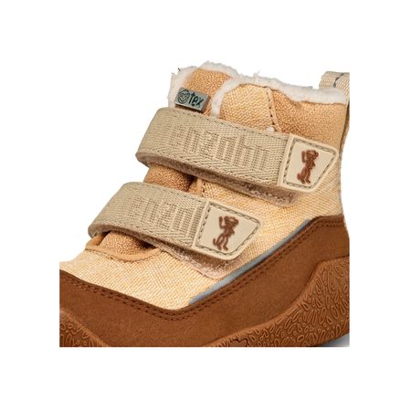 AFFENZAHN PREWALKER MIDBOOT VEGAN SNUGGY Affenzahn Brown | Dětské první barefoot zateplené botičky