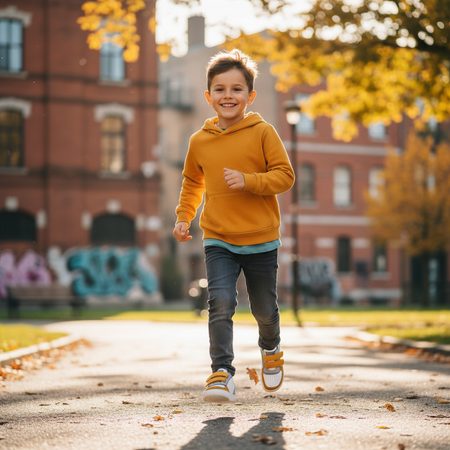 MURIS PETRA JUNIOR Mustard | Children's barefoot sneakers