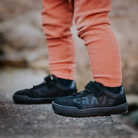 CRAVE CUPERTINO JUNIOR Black | Dětské barefoot tenisky
