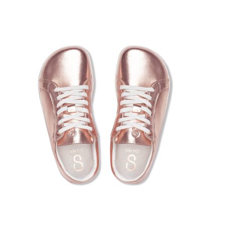 SHAPEN TENISKY FEELIN Uni Rose Gold Leather | Dámské barefoot tenisky