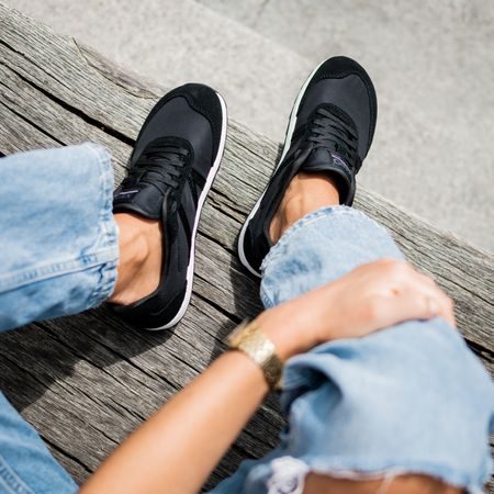 XERO SHOES WYNN Black/White | Barefoot tenisky