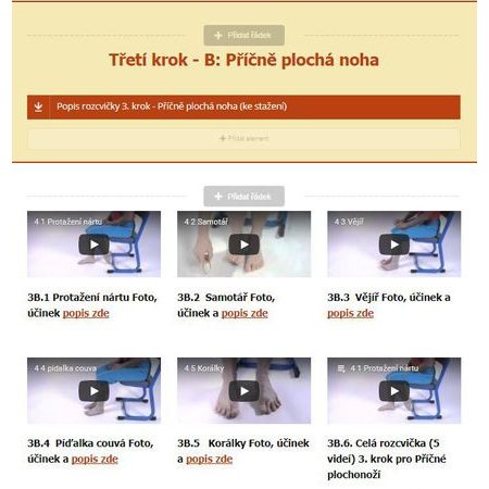 Cviky pro nohy – Základní kurz on-line