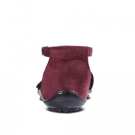 LEGUANO JARA Bordeaux | Dámské barefoot sandály