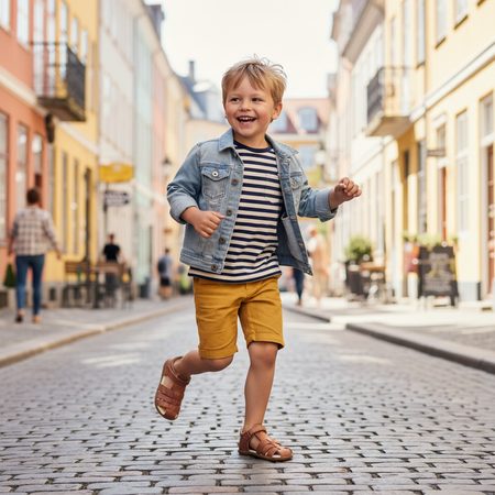 BUNDGAARD ROX Cognac | Children's Barefoot Sandals