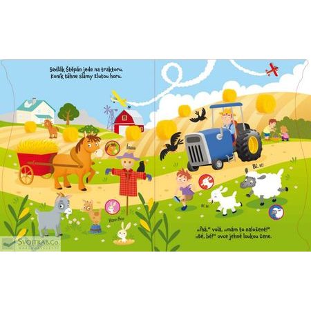 DĚTSKÁ KNIHA PRVNÍ SLŮVKA Veselý statek