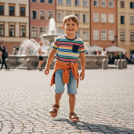 BEDA SANDALS BFN 170010/SD/W/NL BEN Brown | Children's Barefoot Sandals