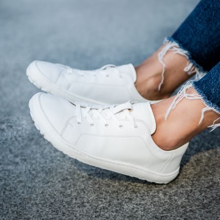 FRODDO TENISKY LEATHER LACES White II | Barefoot tenisky