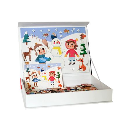 MAGNETICKÁ KNIHA VÁNOCE - CHRISTMAS MAGIC BOOK