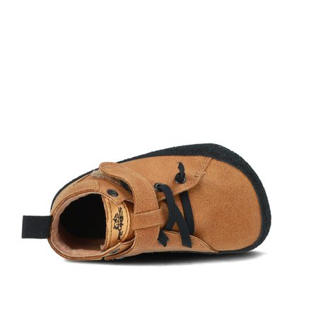 PEGRES CELOROČKY BF32L Brown | Dětské celoroční barefoot boty