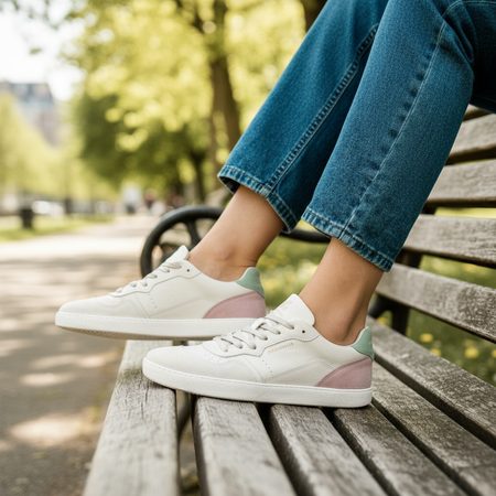 GROUNDIES NOVA GS1 WOMEN Beige Pink | Dámské sportovní tenisky