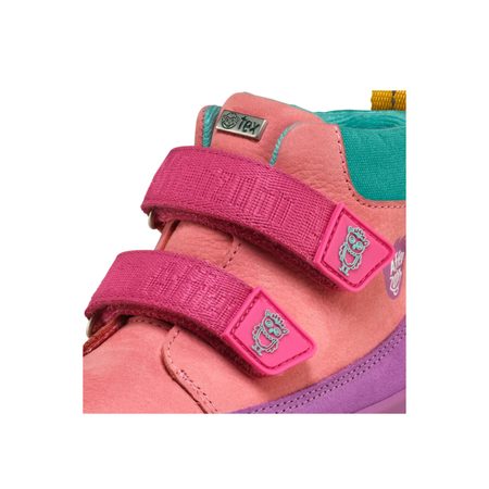 AFFENZAHN LOWBOOT LEATHER FRIENDY OWL Pink | Dětské celoroční barefoot boty