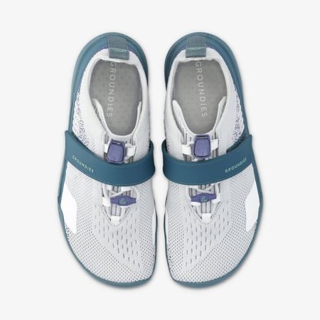 GROUNDIES G-Flex Stone/Teal | Sportovní barefoot tenisky