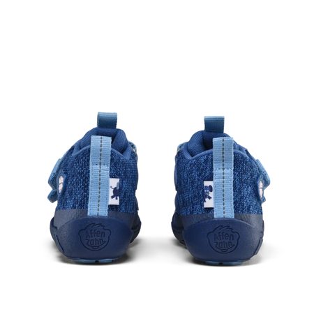 AFFENZAHN LOWBOOT KNIT HAPPY ELEPHANT Blue | Dětské celoroční barefoot boty