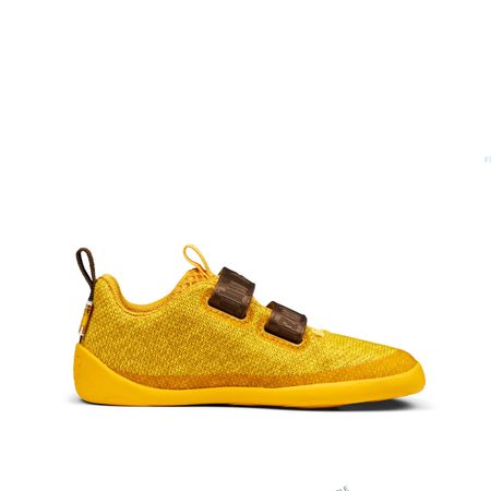 AFFENZAHN SNEAKER KNIT HAPPY TIGER Yellow | Dětské barefoot tenisky