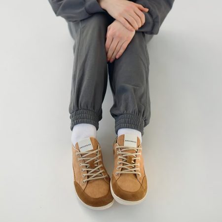 GROUNDIES AMSTERDAM WOMEN Camel | Dámské barefoot tenisky