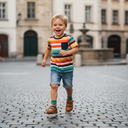 CRAVE SHELLWOOD 2.0 Cognac | Dětské barefoot sandály