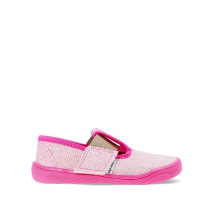 PEGRES PAPUČKY SBF 10F Textilní Růžová | Dětské barefoot přezůvky