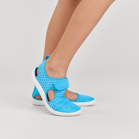 BAREFOOT SANDÁLY REIMA RANTAAN-J 2.0 Turquoise Blue | Dětské barefoot sandály