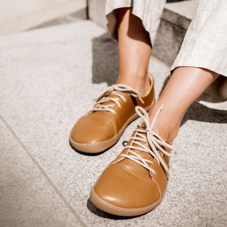 AYLLA BAREFOOT INCA DÁMSKÉ Sand | Dámské barefoot polobotky
