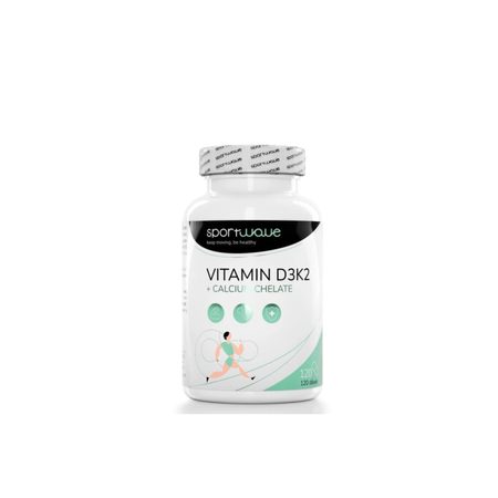 VITAMIN D3K2+ CALCIUM CHELATE SportWave (120cps)